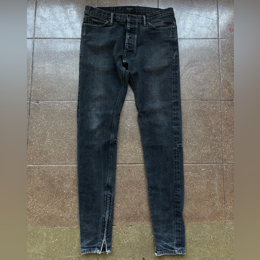 Fear of God Dark Wash Skinny Jeans